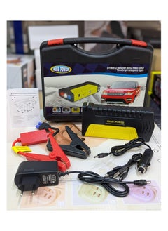 12V Car Jump Starter with Tire Inflator & Power Bank/Portable Emergency Kit with LED Light, Quick Charge, Multi-Function for Outdoor Use, Safe Car Battery Booster, Mobile Device Charger for Camping