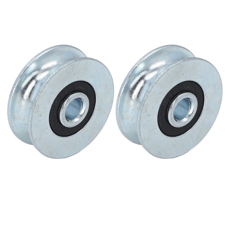 Heavy Duty Pulley Wheel U-Type Alloy Steel Construction - High Strength Stable Support Lifting Guide Wheel for Industrial Garage Workshop Use - Image 3