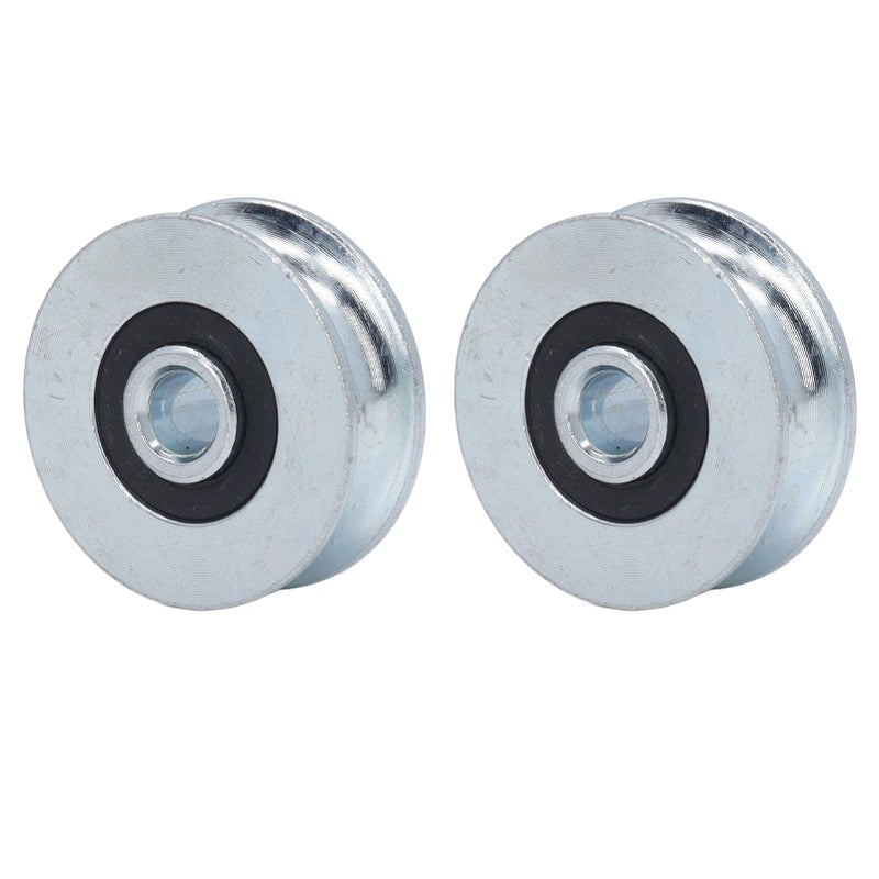 Heavy Duty Pulley Wheel U-Type Alloy Steel Construction - High Strength Stable Support Lifting Guide Wheel for Industrial Garage Workshop Use - Image 4
