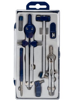 SYOSI Math Geometry Circle Kit, 7 Pieces Set Metal Compass Geometry ...