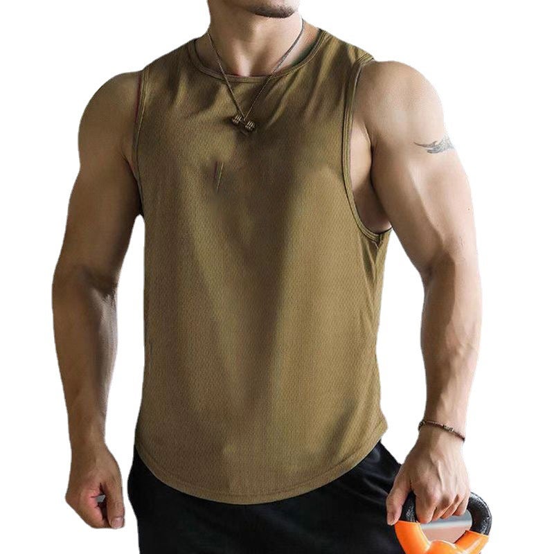 Men's Quick-Dry Sports Vest Loose Fit for Running Fitness - Image 5