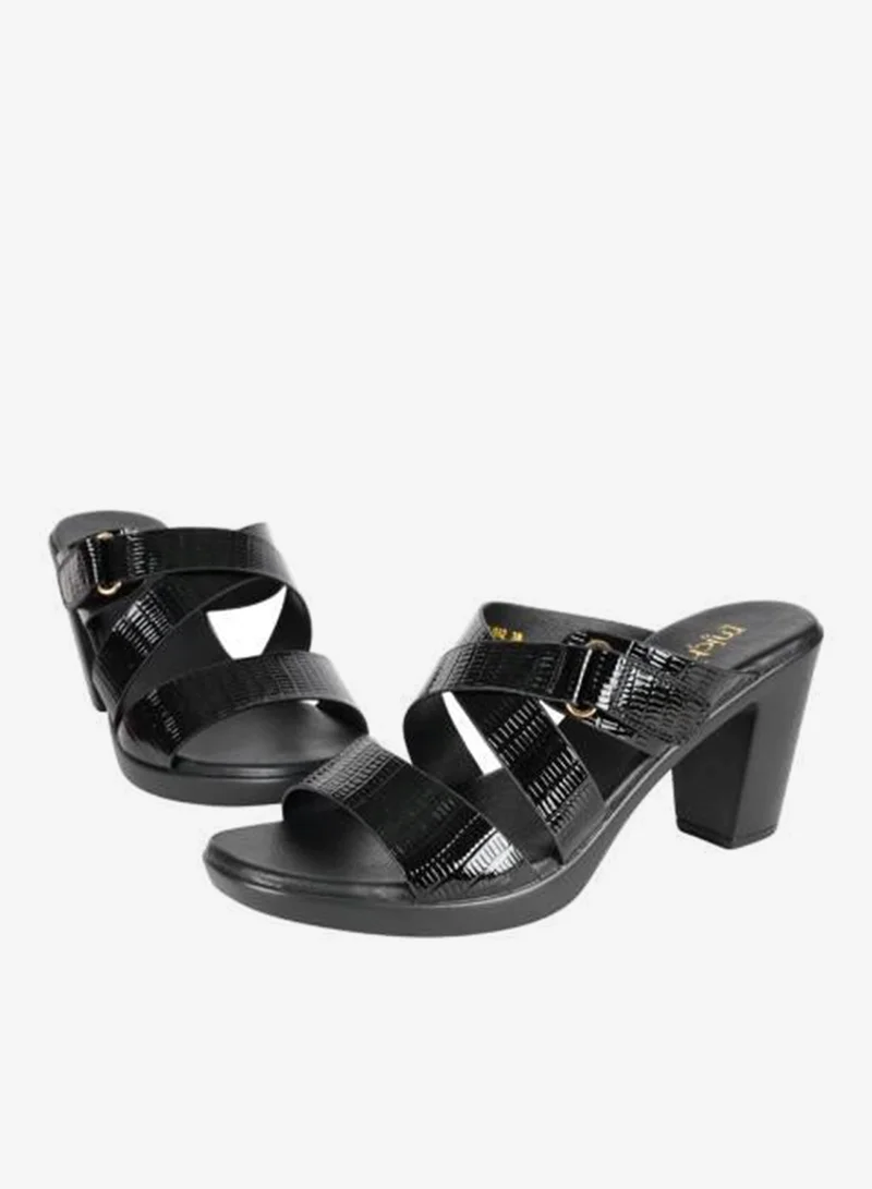 Michelle Morgan Black 092-2909 Michelle Morgan Ladies High Heel Sandals 414RJ992 Black for Women | Best Price UAE