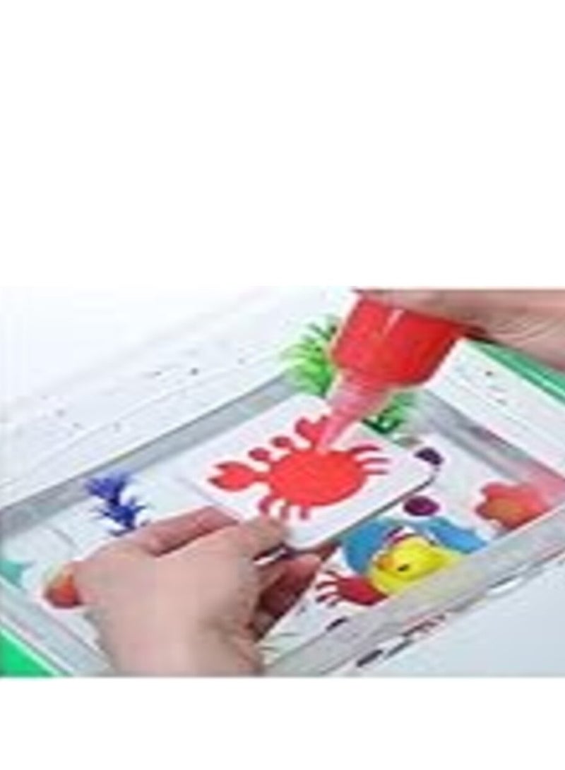 Water Fun World Art of Dreams Aquatic Art Maker Gel Tubes Premium Gel Tubes 12 colours and 10 cylinders in 20 shapes - Image 1