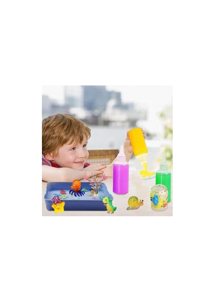Water Fun World Art of Dreams Aquatic Art Maker Gel Tubes Premium Gel Tubes 12 colours and 10 cylinders in 20 shapes - Image 3