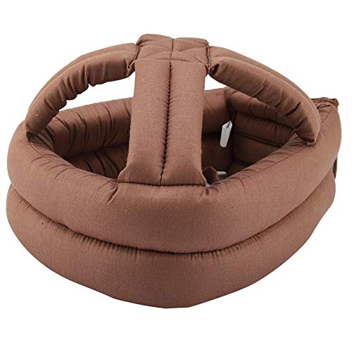 TOPINCN Elder Head Safety Helmet, Thick Soft Hollow Out Full Head Protective Hat Old Man Anti Collision Fall Prevention Helmet with Lace Head Protection for Old Man Surgery Recovery Head Injury(Khaki) - Image 5