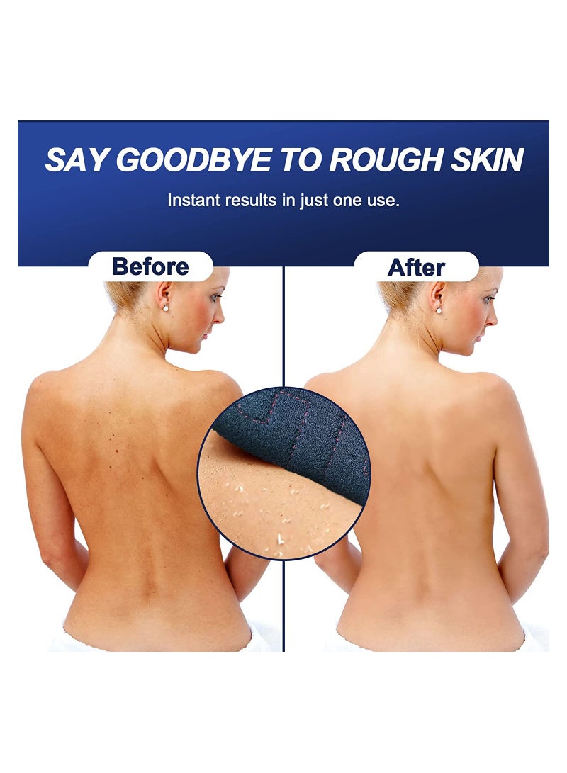 SOLARAE Exfoliating Back Scrubber for Shower Double-Sided Back Scrub Washcloth with Handles 38 Inches Body Exfoliator Bath Tool to Clean Your Body Deeply for Men & Women Skin Care - Image 5