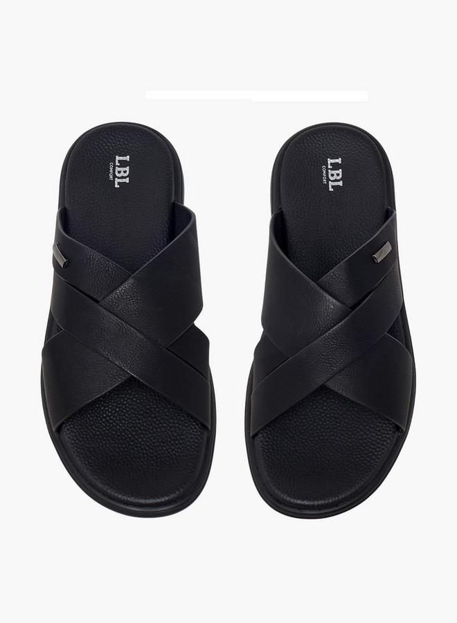 LBL by Shoexpress Men Criss-Cross Comfort Sandals - Image 1
