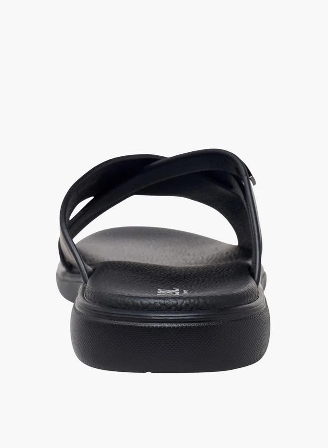 LBL By Shoexpress BLACK Men Criss-Cross Comfort Sandals for Men | Best Price UAE