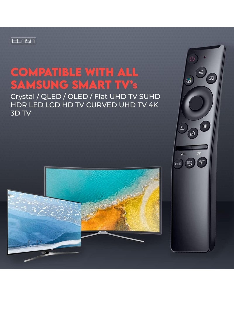 Universal Remote-Control for Samsung Smart-TV, Remote-Replacement of HDTV 4K UHD Curved QLED and More TVs, with Netflix Prime-Video Buttons - Image 5
