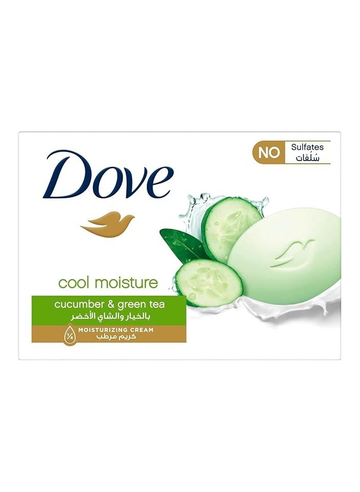 Dove رطوبة منعشة من الخيار والشاي الأخضر، 125 جرام