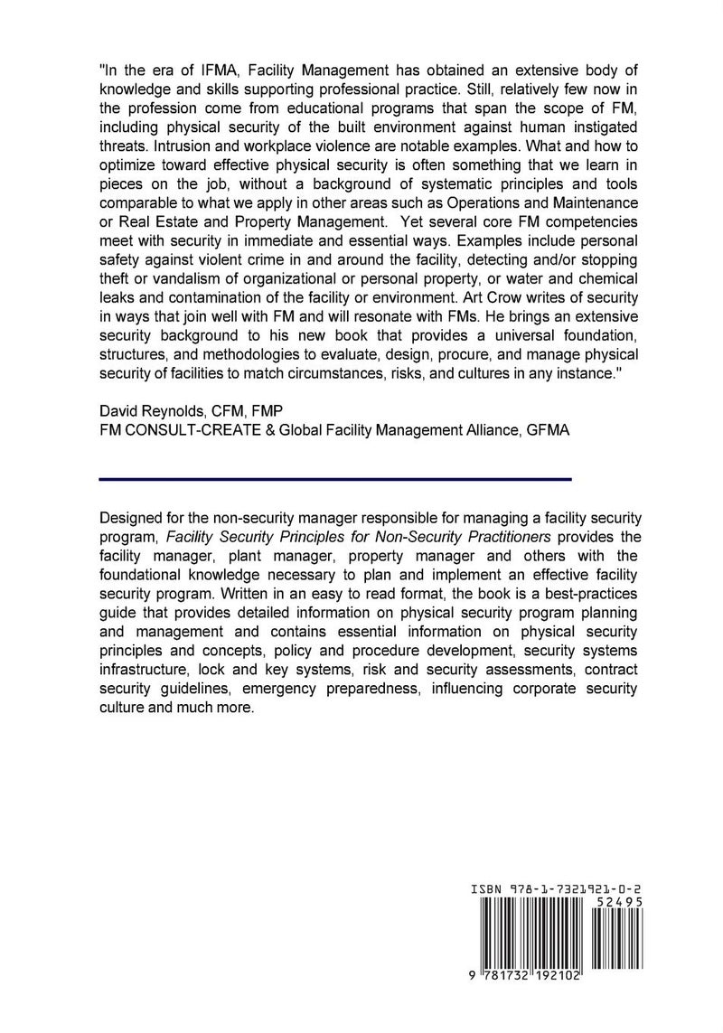 Facility Security Principles for Non-Security Practitioners - Image 2