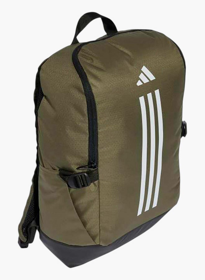 Adidas حقيبة ظهر مدرسية بطباعة شعار مع أحزمة قابلة للتعديل وإغلاق بسحاب - 16x30x46 سم - Image 2
