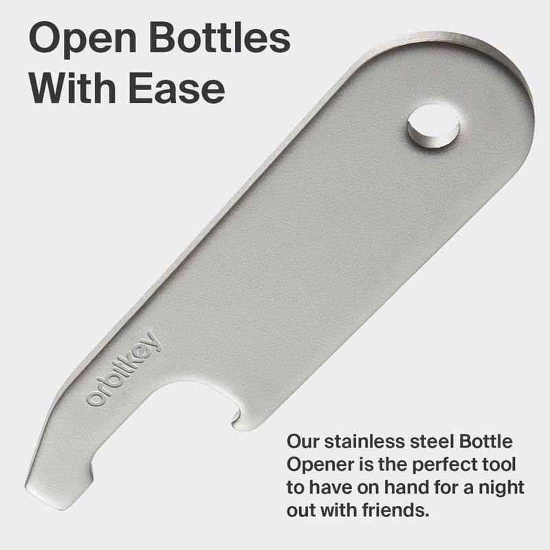 Orbitkey Bottle Opener for Key Organizer or Key Ring | Slim Profile Design, Easy to Take with You, Opens Bottles Everywhere | Compatible with Orbitkey Key Organizer & Key Ring - Image 2