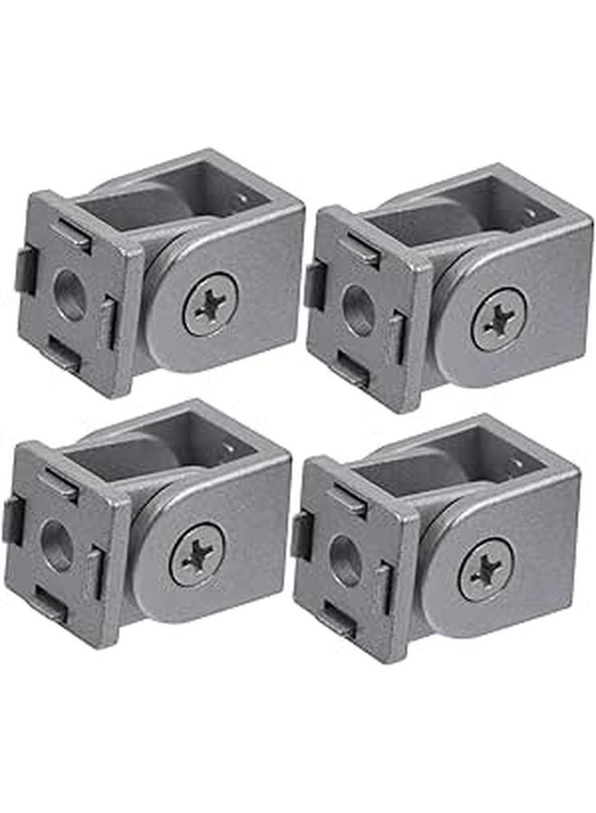 Flexible Hinge Joint Connector 4Pcs Zinc Alloy for Aluminum Extrusion Profile CNC 3D Printer - Image 1