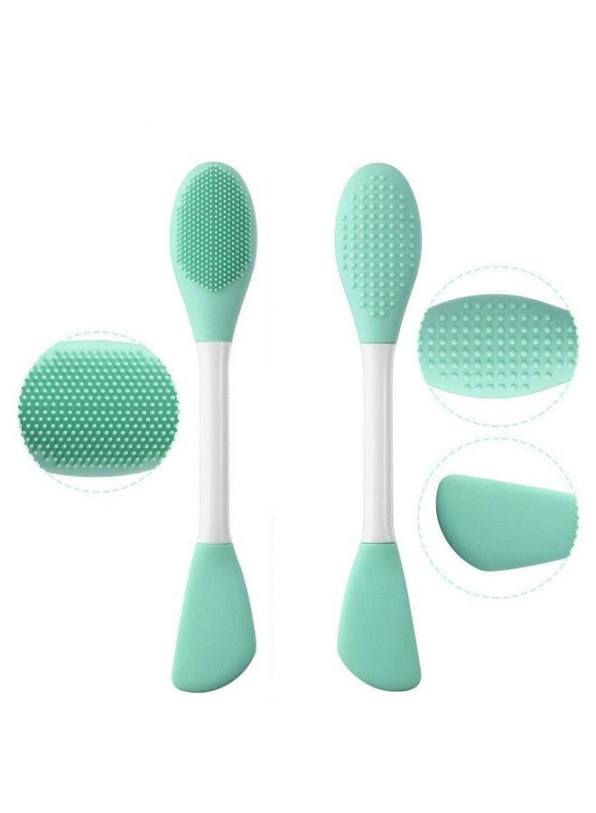 GS E-Com Face Applicator Brush For Cream/Body Lotion | Double Sided Facial Brush | Makeup Remover Scrubber | Exfoliating Body Brush | Beauty & Skin Care Accessories - Image 3