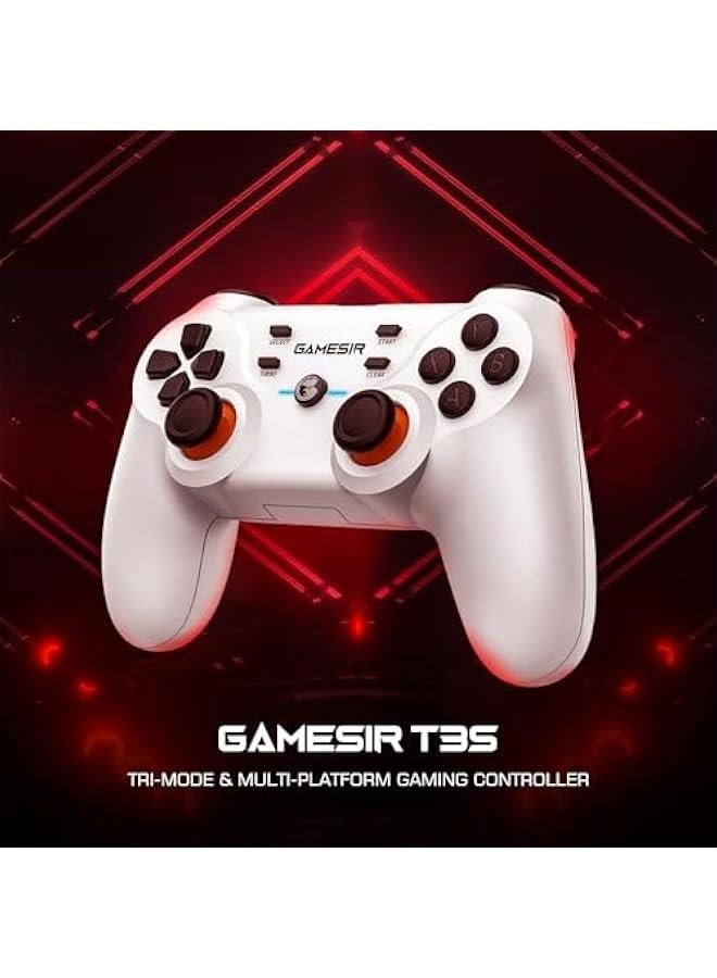 T3 Wireless Gaming Controller, PC Controller for Windows 7/8/10/11, Android, Gamepad Joystick with Turbo and Dual Vibration, Gaming Controller for Android TV/TV Box, 40 Hours Working Battery - Image 2