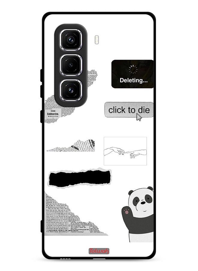 Tolwak غطاء حماية إنفينكس هوت 50 برو بلس 4G ملصق باندا - Image 1