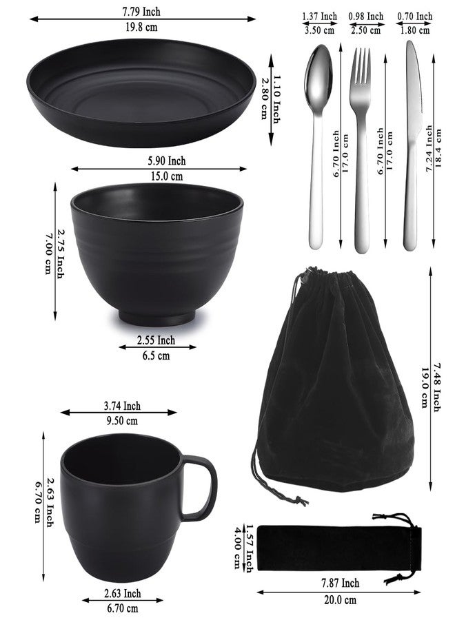 Berglander طقم أدوات طعام للتخييم من بيرغلاندر، يتضمن ملاعق وشوك وسكاكين، ومعدات أساسية للتخييم، وإكسسوارات للسفر والتخييم والنزهات والأنشطة الخارجية، سهل الحمل والتنظيف. - Image 2