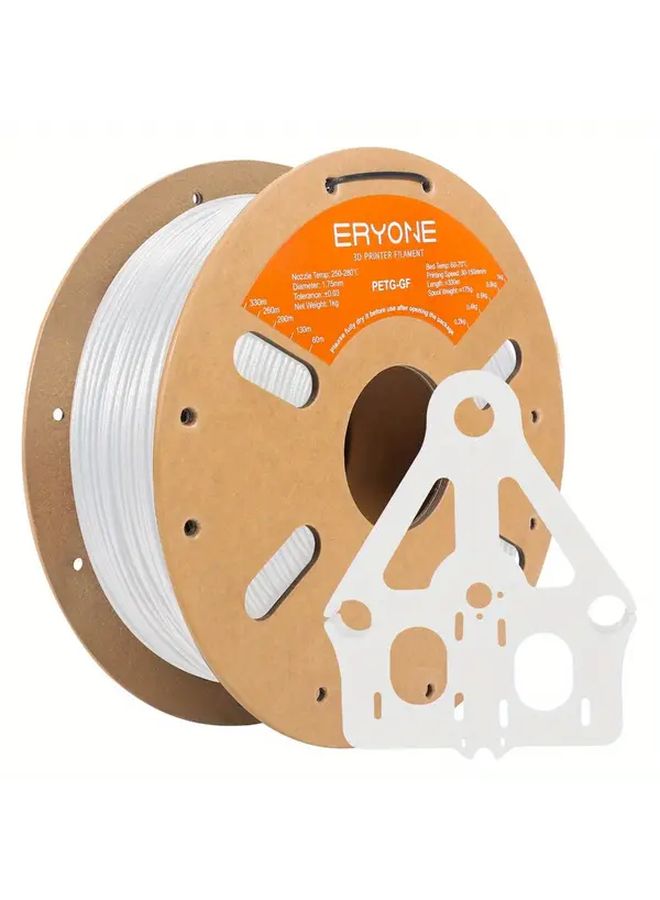 PETG GF 1.75mm 3D Printer Filament 1kg Black Glass Fiber - Image 1
