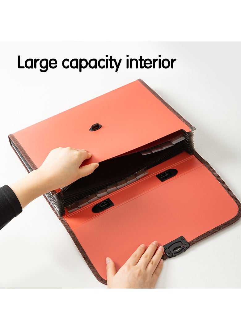 Deli E5559 Expanding File - A4, 13 Pockets, Assorted Colors  - Image 3