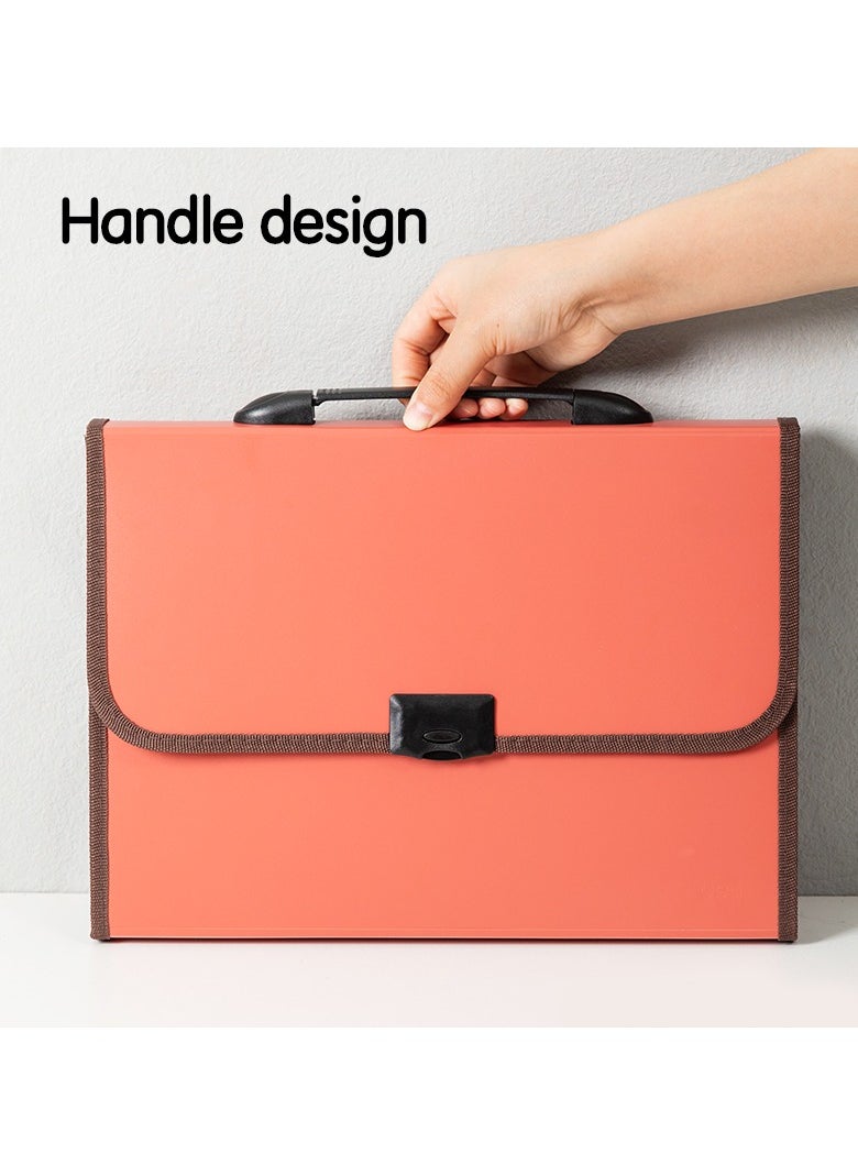 Deli E5559 Expanding File - A4, 13 Pockets, Assorted Colors  - Image 5
