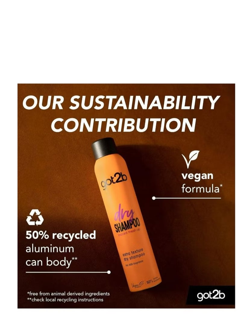 Schwarzkopf Got2b dry shampoo extra texture 200ml - Image 2