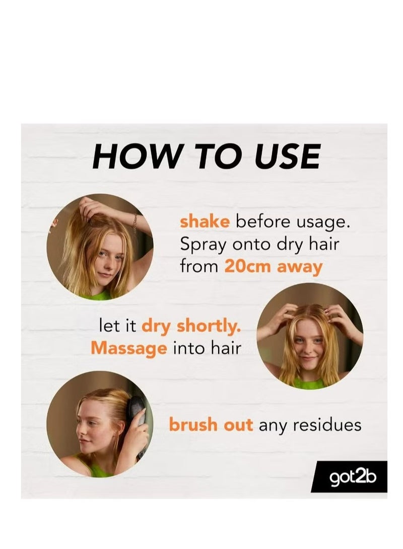 Schwarzkopf Got2b dry shampoo extra texture 200ml - Image 3