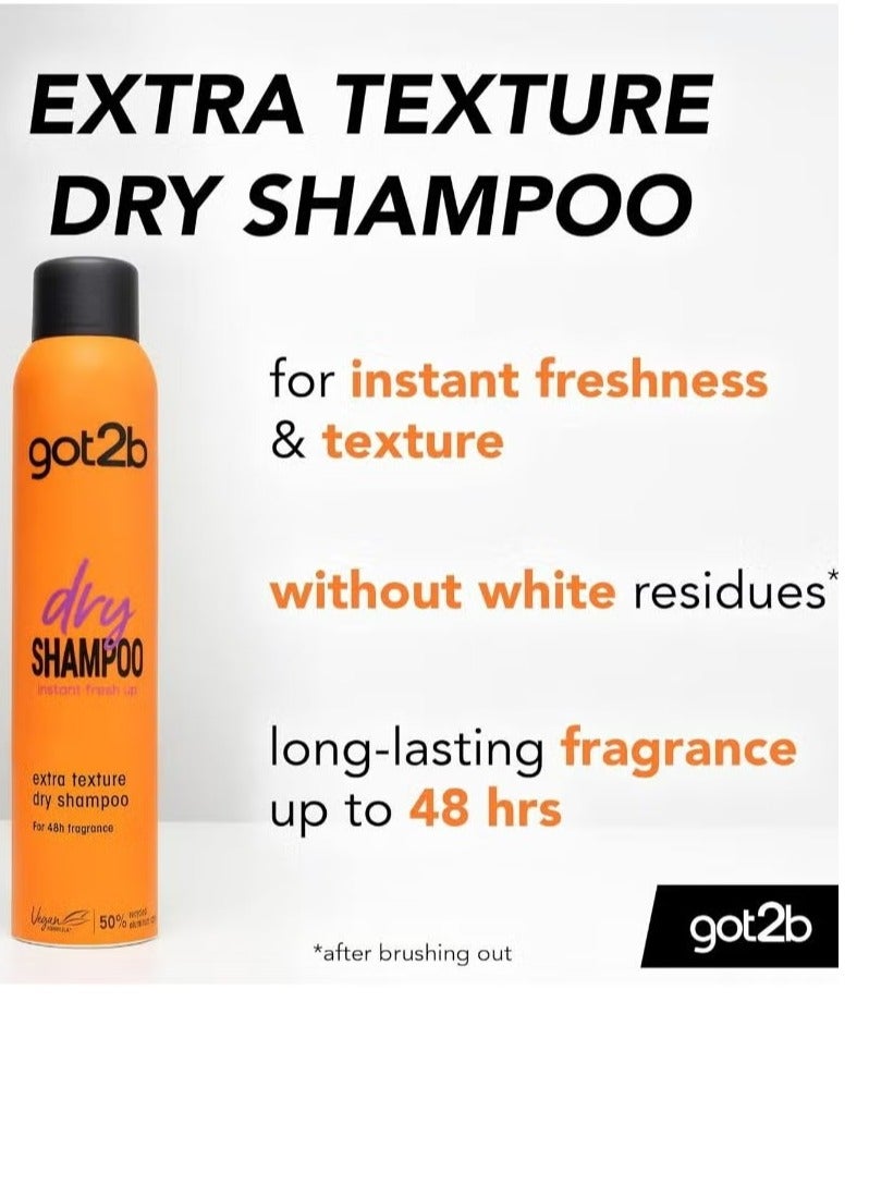 Schwarzkopf Got2b dry shampoo extra texture 200ml - Image 4