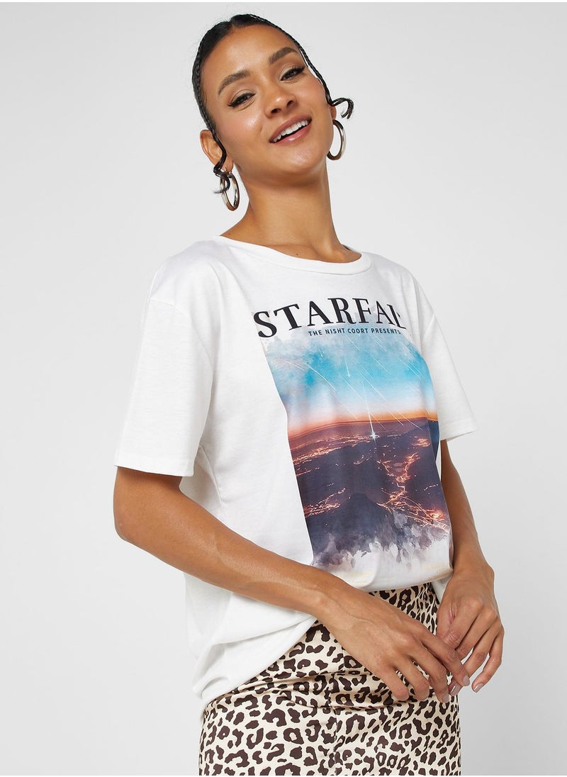 Ginger - Crew Neck Graphic T-shirt - Image 1