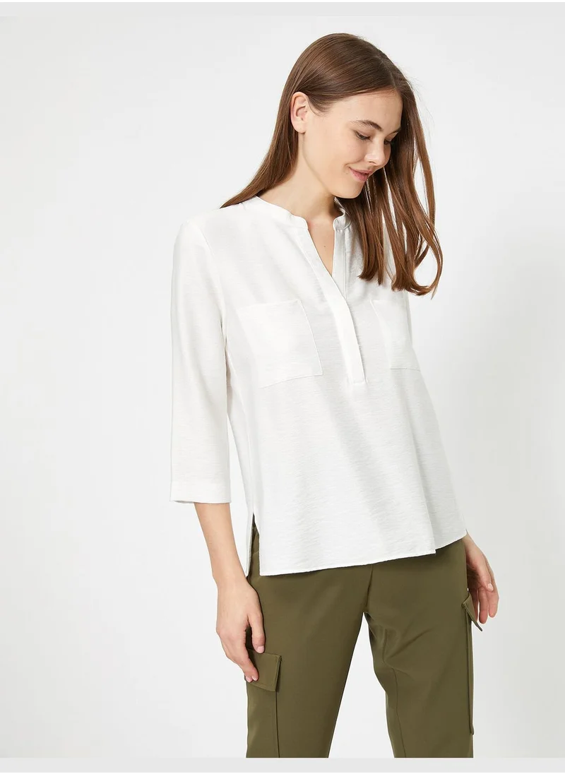 KOTON Pocket Detailed Blouse