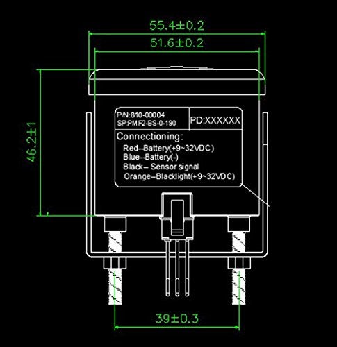 SAMDO Universal Voltage Meter Marine Voltage Gauge Waterproof Voltmeter 52mm 8-16V - Image 5