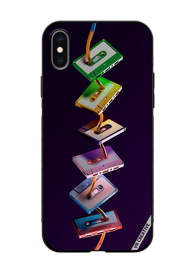 VR CREATIVE Protective Case Cover For Apple iPhone XS Max Multicolur Design Multicolour - Image 1