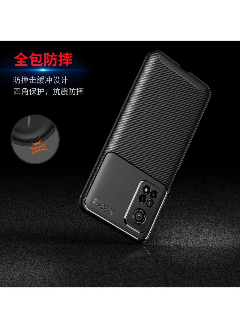 أوتو فوكس جراب حمايه سيليكون تصميم1 مقاوم للصدمات حمايه للكاميرا متوافق مع xiaomi MI 10t / 10t pro (اسود) - Image 5