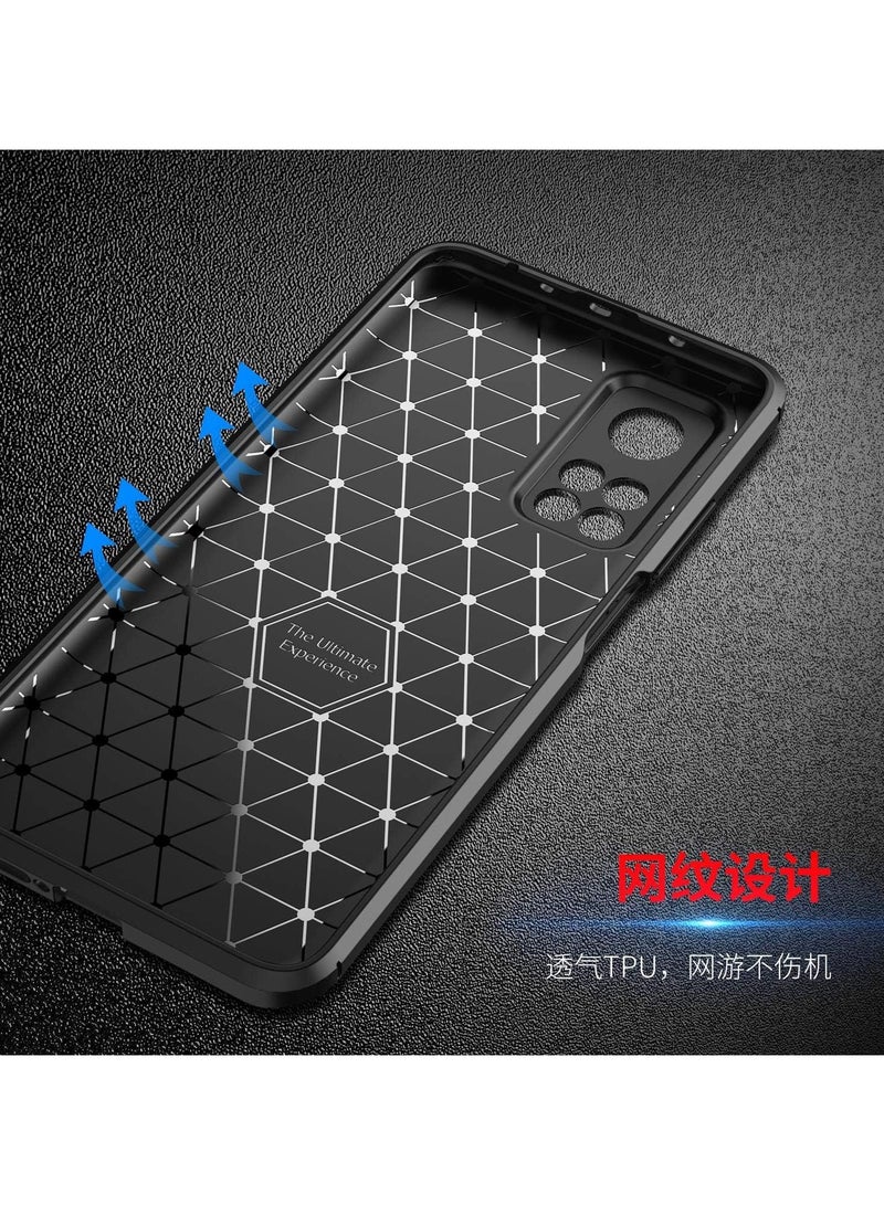 أوتو فوكس جراب حمايه سيليكون تصميم1 مقاوم للصدمات حمايه للكاميرا متوافق مع xiaomi MI 10t / 10t pro (اسود) - Image 4