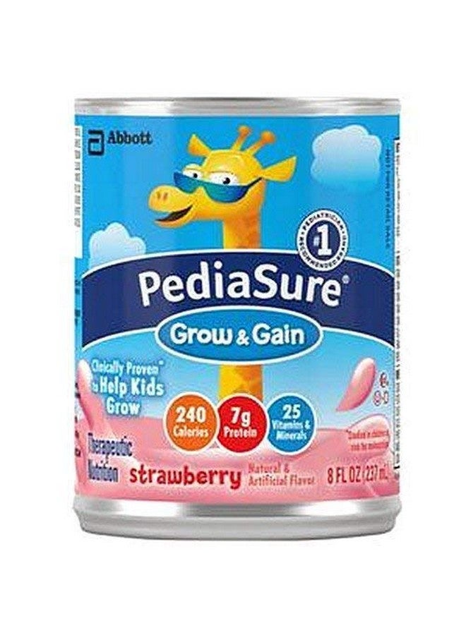 Abbott PediaSure Strawberry 51880 8oz Cans - 1/Case of 24 - Image 1