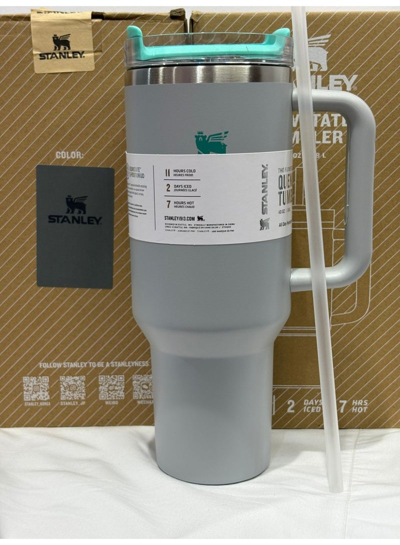 Stanley Quencher H2.0 FlowState Stainless Steel Vacuum Insulated Tumbler with Lid and Straw - Image 1