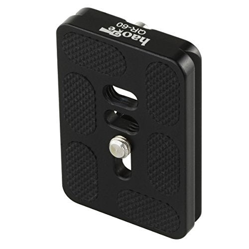 Haoge 60mm QR Quick Release Plate with D-Ring Screw Fits Arca-Swiss Standard for Tripod Ball Head Clamp Camera Lens - Image 5