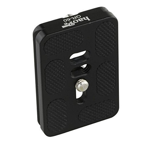 Haoge 60mm QR Quick Release Plate with D-Ring Screw Fits Arca-Swiss Standard for Tripod Ball Head Clamp Camera Lens - Image 4