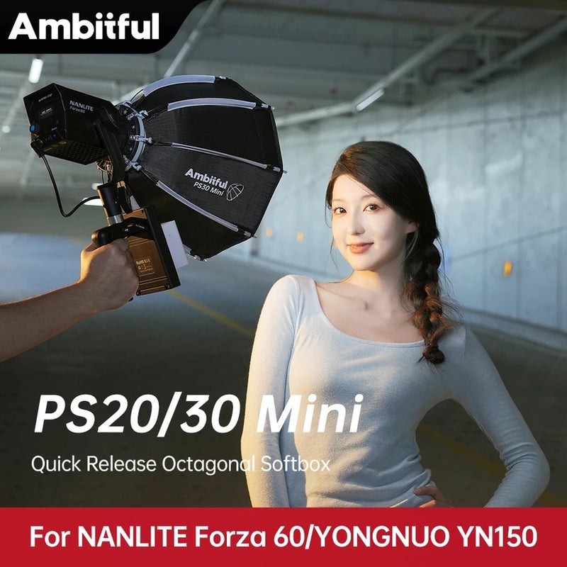 أمبيتيفول صندوق إضاءة ناعم Ambitful, PS22 mini II - Image 2