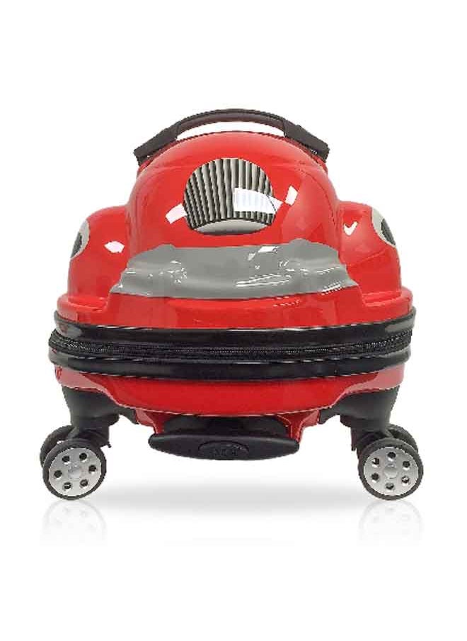 TUCCI - Dashmobile Telescopic Handle Kids Travel Trolley Bag Red and Grey 20 Inch T0397 - Image 1