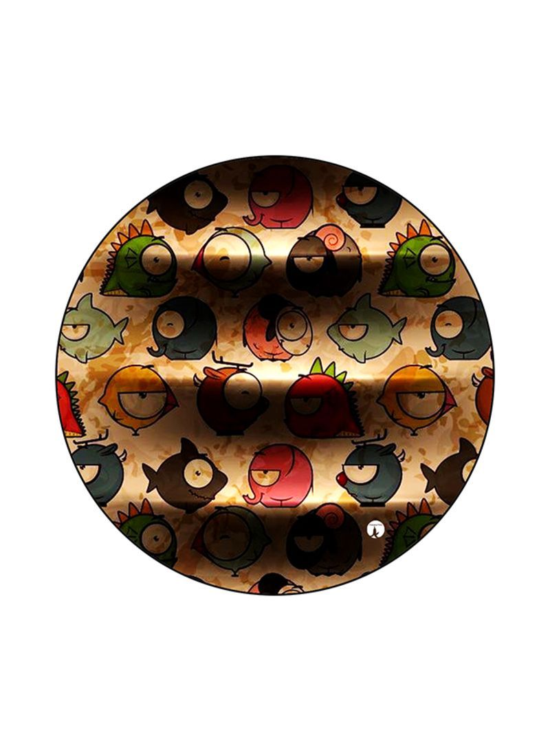 RKN Animals Round Mouse Pad Multicolour