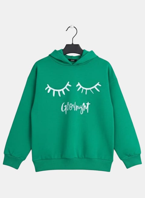 هودي  مطبوع مبطن بفليس من الداخل