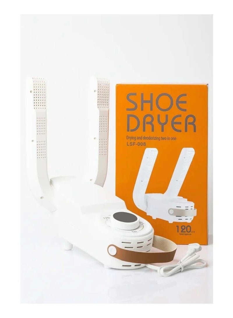 MAKS & CO. Electric Shoe Dryer & Deodorizer – Foldable Hot Air Shoe Warmer for Quick Drying & Odor Removal - Image 1