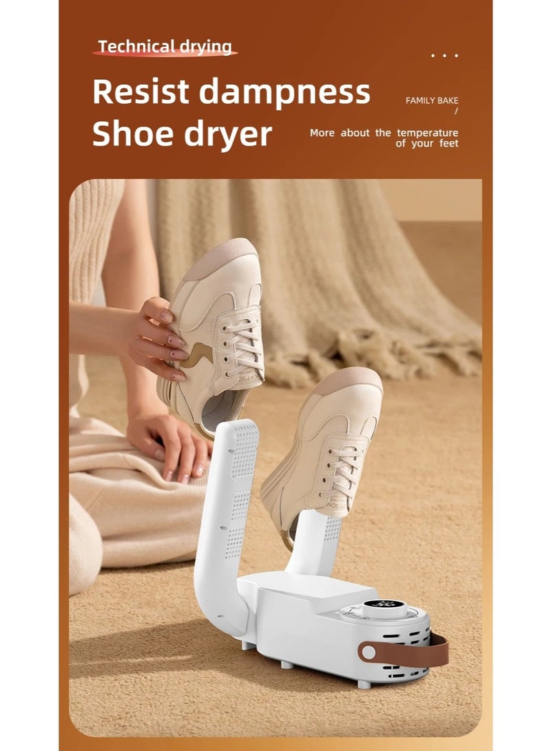 MAKS & CO. Electric Shoe Dryer & Deodorizer – Foldable Hot Air Shoe Warmer for Quick Drying & Odor Removal - Image 2