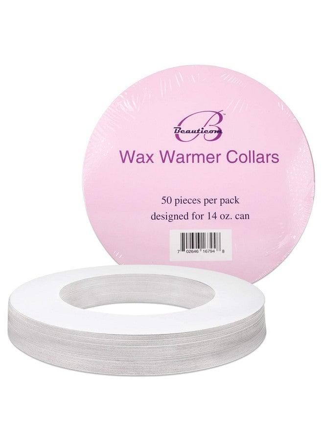 Beauticom (50 Pieces) Wax Warmer Universal Protective Collars Ring For 14Oz Wax Can - Image 1