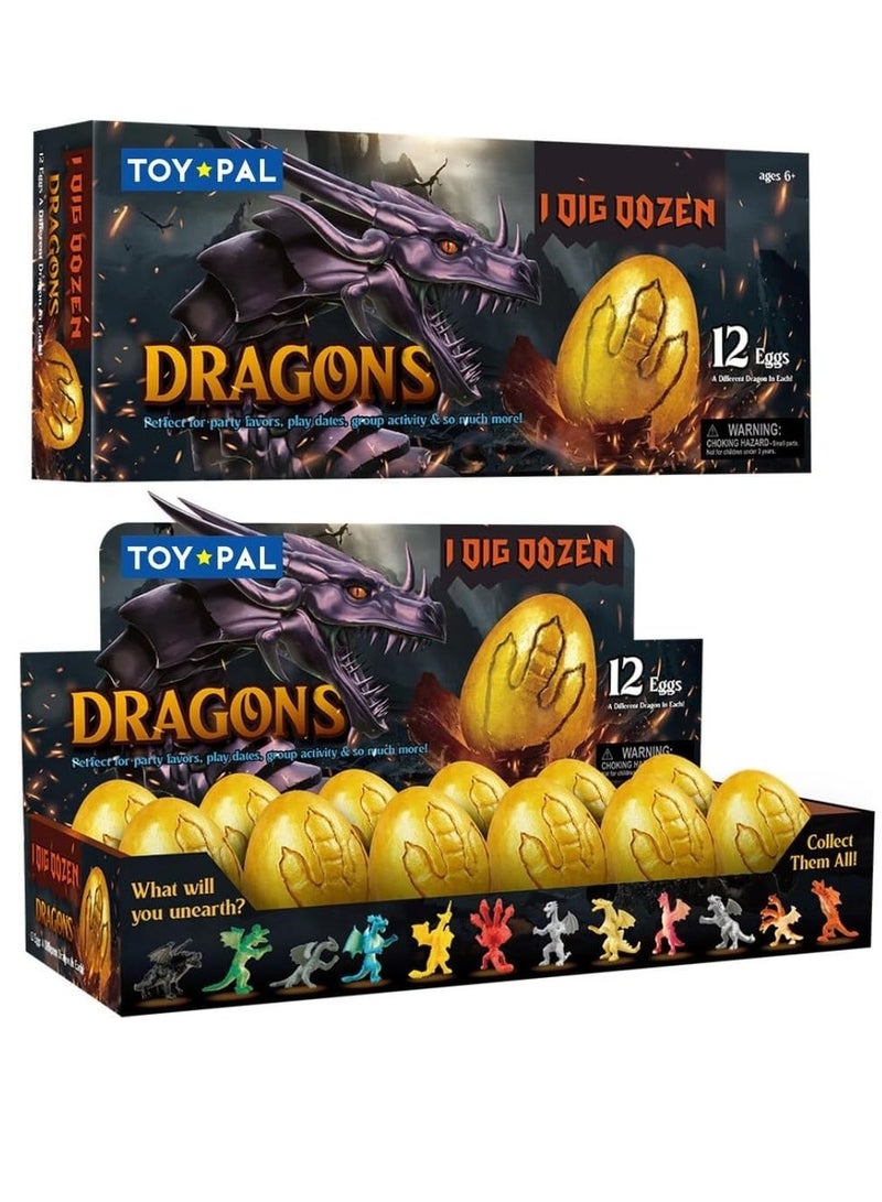 Eduman - Dragon Egg Digging Set 12 Pieces - D7245G-1 - Image 2