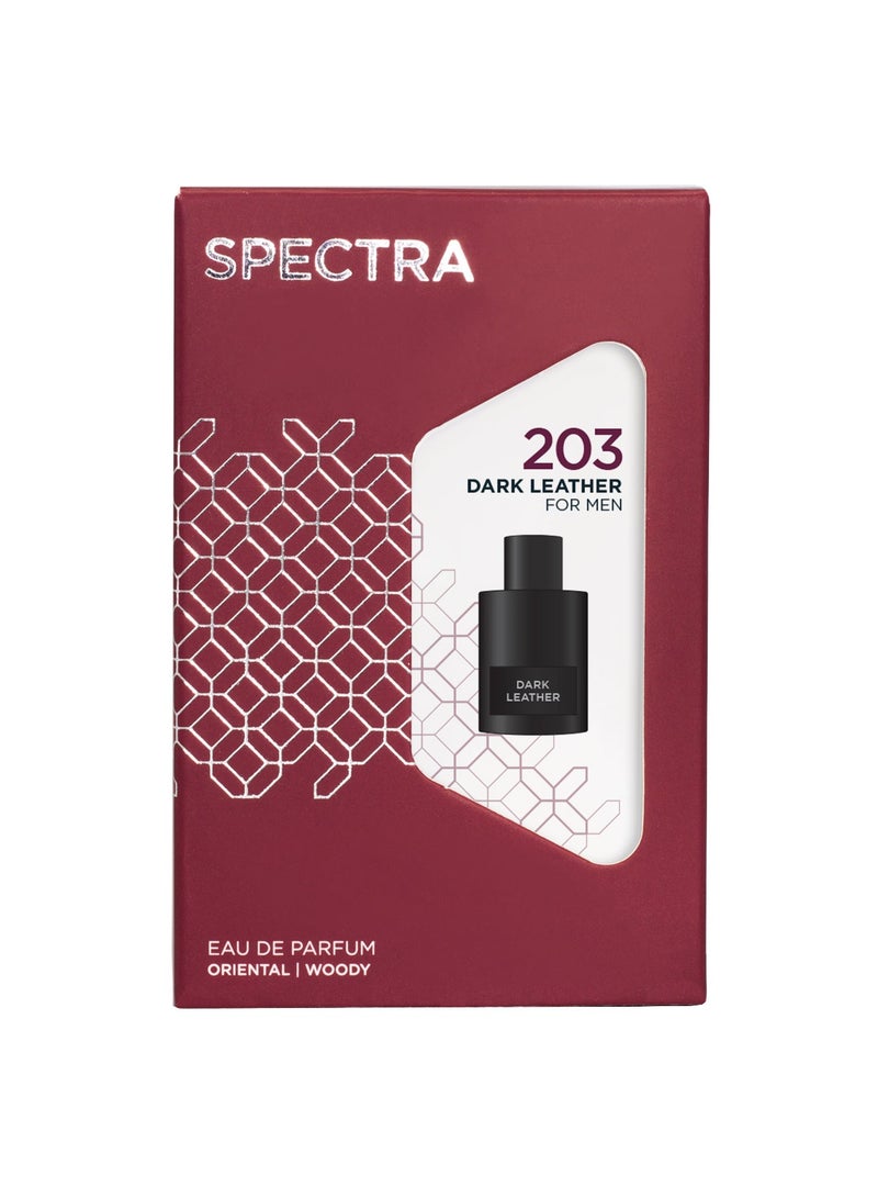 Spectra Pocket 203 Dark Leather EDP Unisex Perfume - 18ml - Image 3