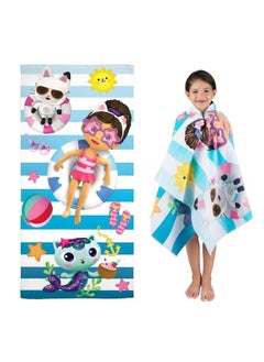 Franco Dreamworks Gabby'S Dollhouse Super Soft Cotton Bath/Pool/Beach Towel 58 In X 28 In (Official Licensed Gabby'S Dollhouse Product)  - Image 2