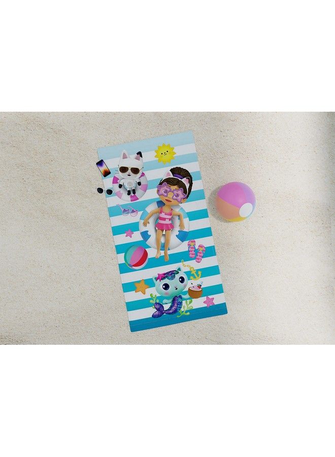 Franco Dreamworks Gabby'S Dollhouse Super Soft Cotton Bath/Pool/Beach Towel 58 In X 28 In (Official Licensed Gabby'S Dollhouse Product)  - Image 5