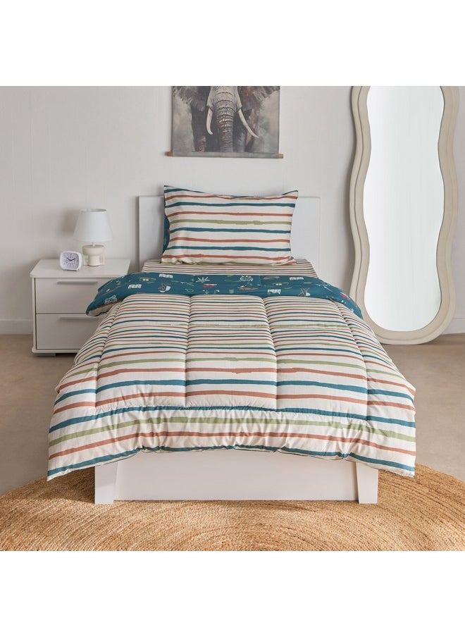 Home Box Joy Adventurer Campsite 2-Piece Single Cotton Comforter Set 135 x 220 cm  - Image 4
